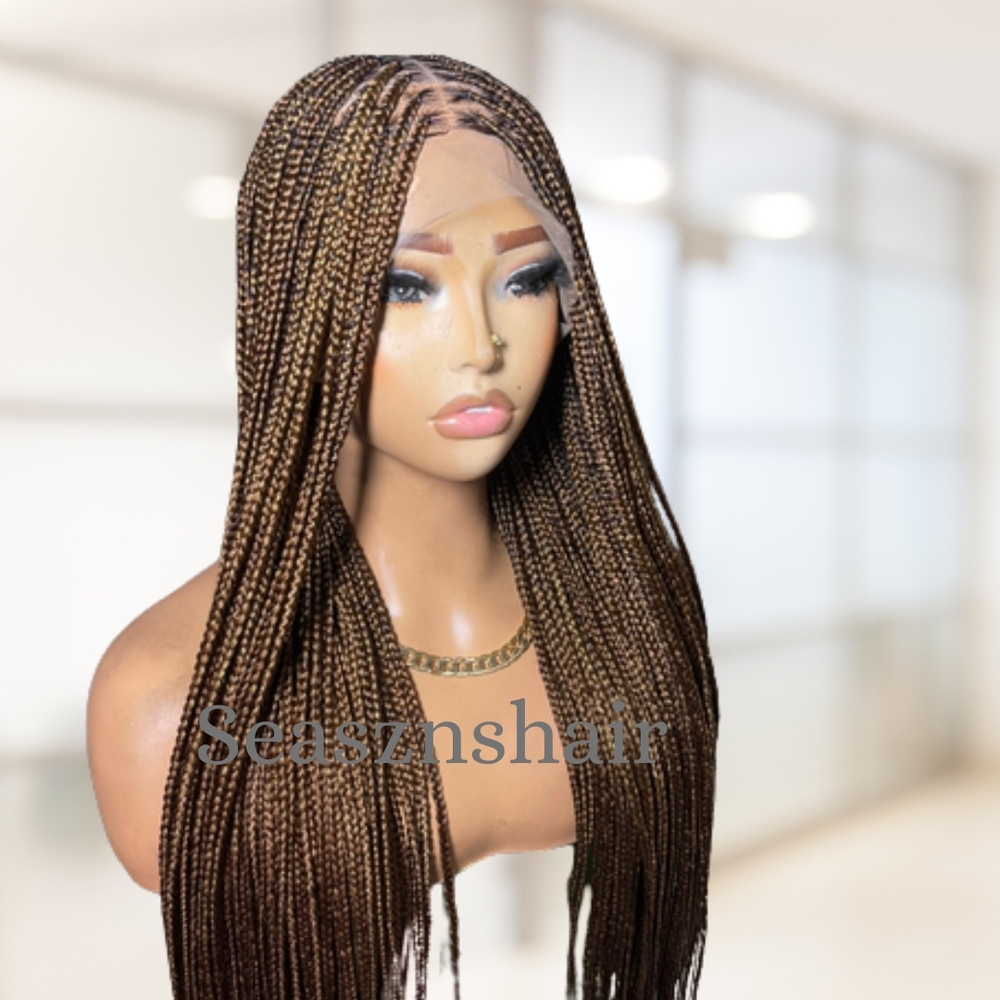 38" Knotless Braided Wig
